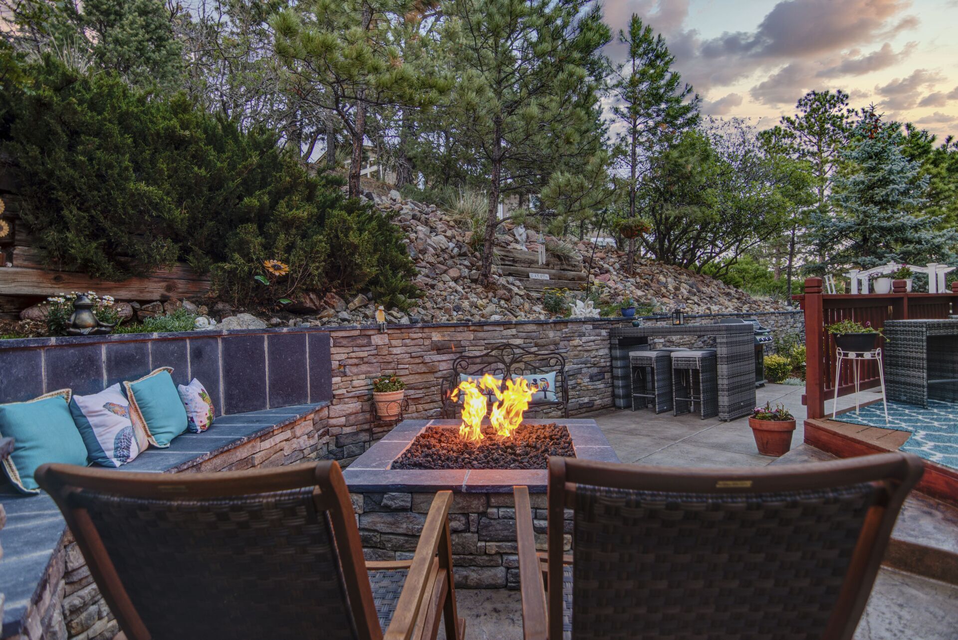 Small Bonfire — Colorado Springs, CO — AIR Photography