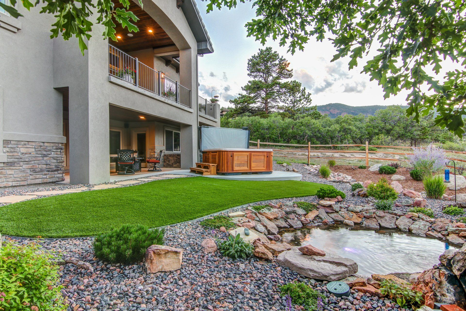 Small Pond Outside of the House — Colorado Springs, CO — AIR Photography