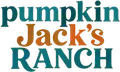 Pumpkin Jack’s Ranch logo in green and orange text with a pumpkin graphic