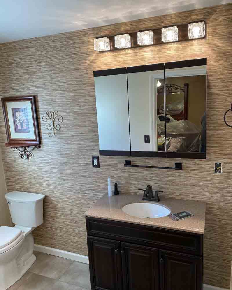 Bathroom remodeled by Compass Construction