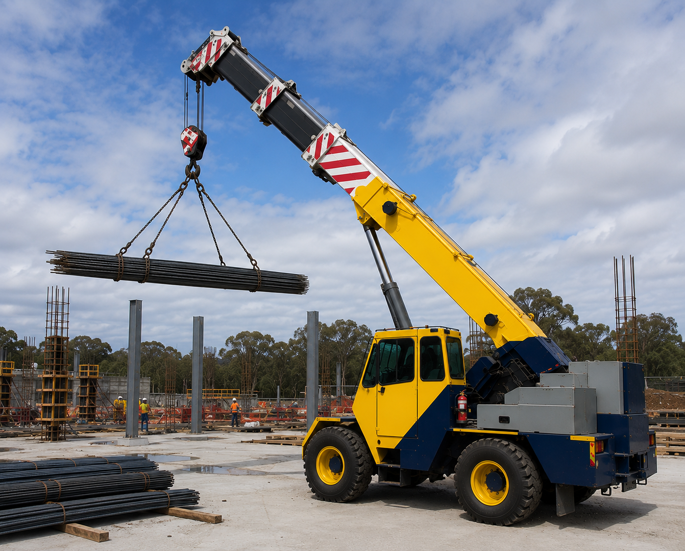 Construction site lifting