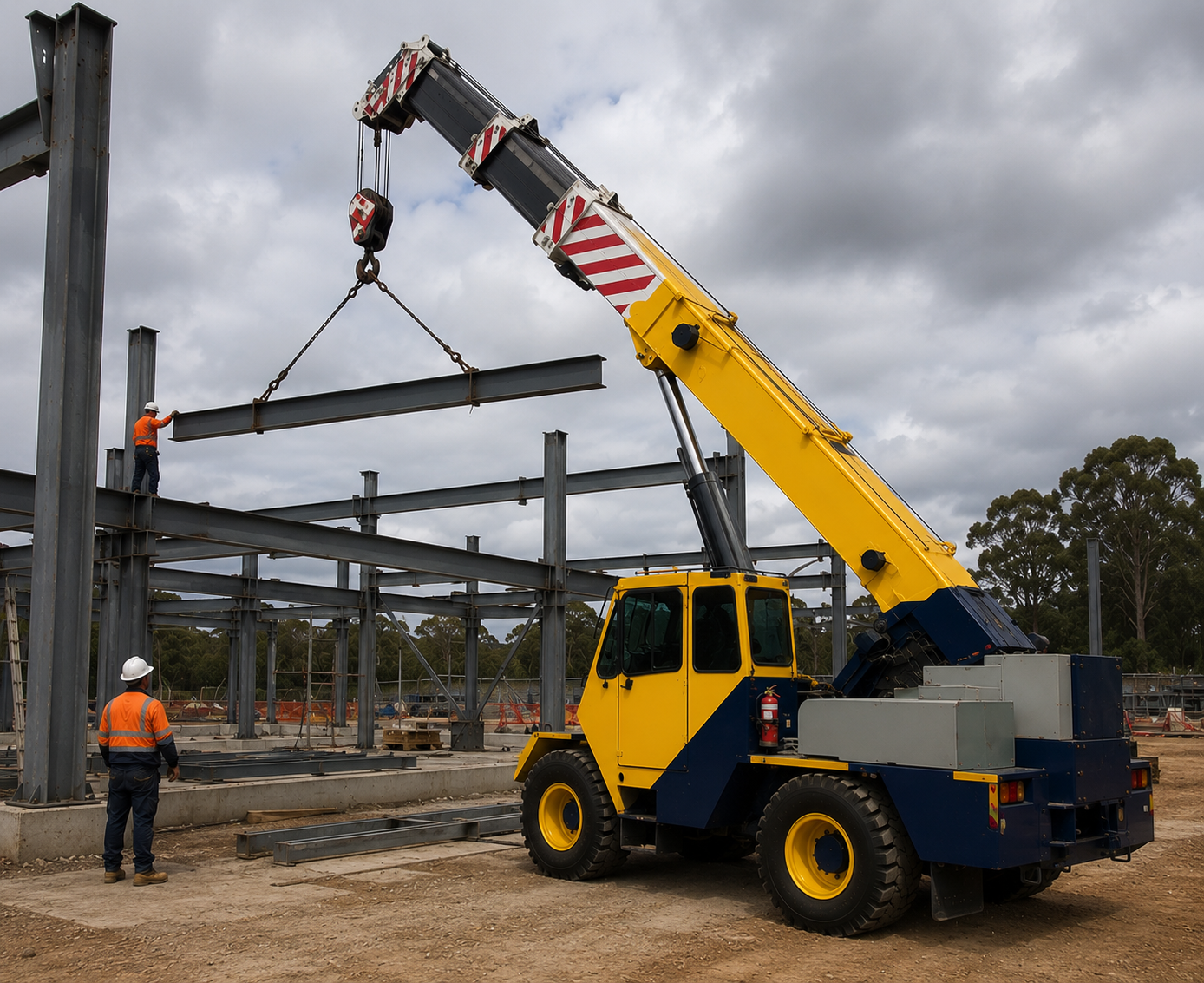 Steel erection