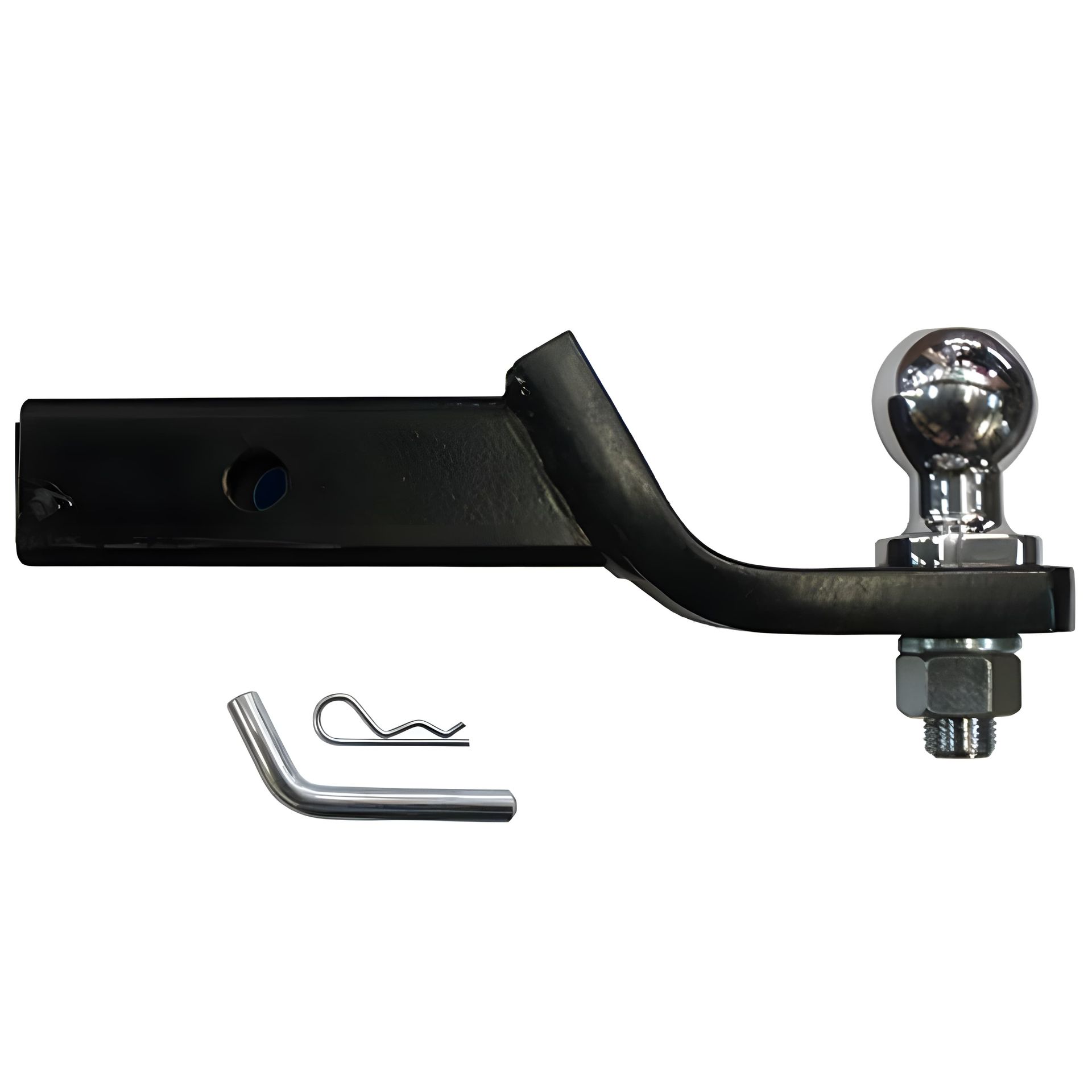 A Trailer Hitch with A Ball and A Pin on A White Background — Bonetig's Mobile Towbars & Trailers In Oak Flats, NSW
