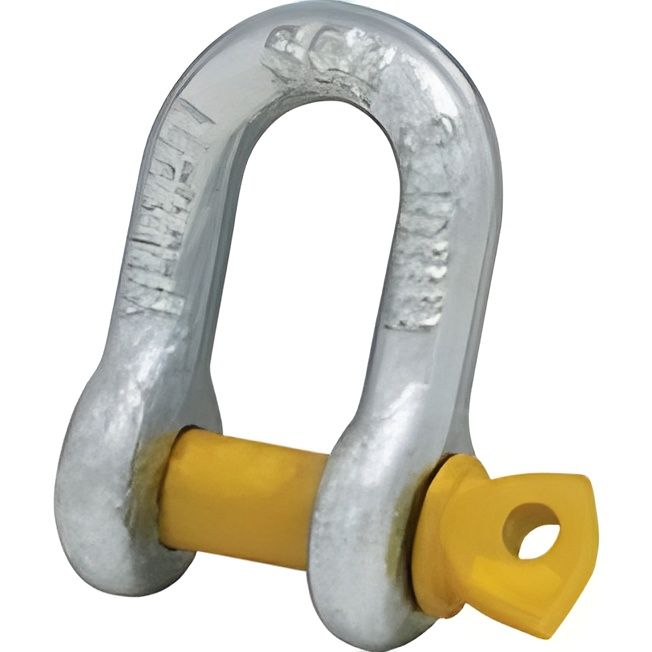 A Heavy Duty Shackle with A Yellow Handle — Bonetig's Mobile Towbars & Trailers In Oak Flats, NSW
