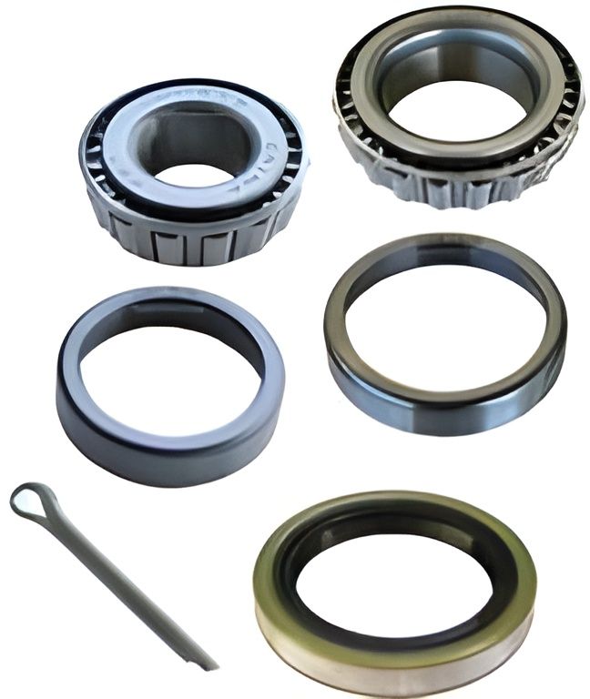 A Set of Bearings and Seals on A White Background — Bonetig's Mobile Towbars & Trailers In Oak Flats, NSW

