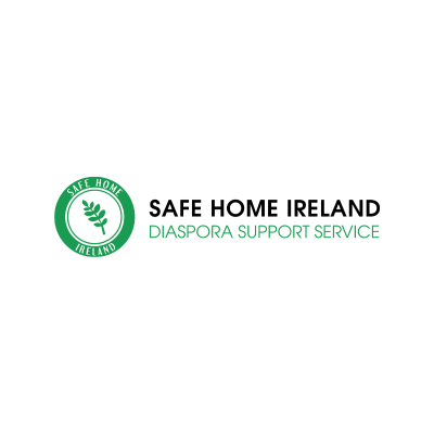 Safe Home Ireland logo with green circular emblem and text