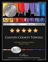 Award-2021 | Canyon County Towing & Recovery