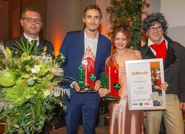 Foto mit Pokalen