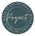 Circular teal logo for