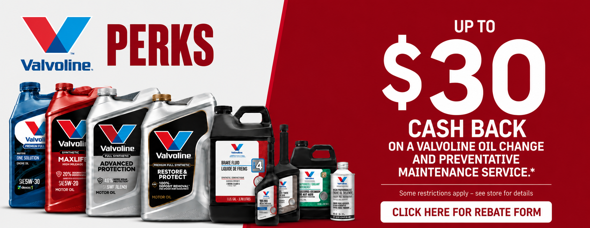Valvoline Rebate | Ellisville Tire And Service