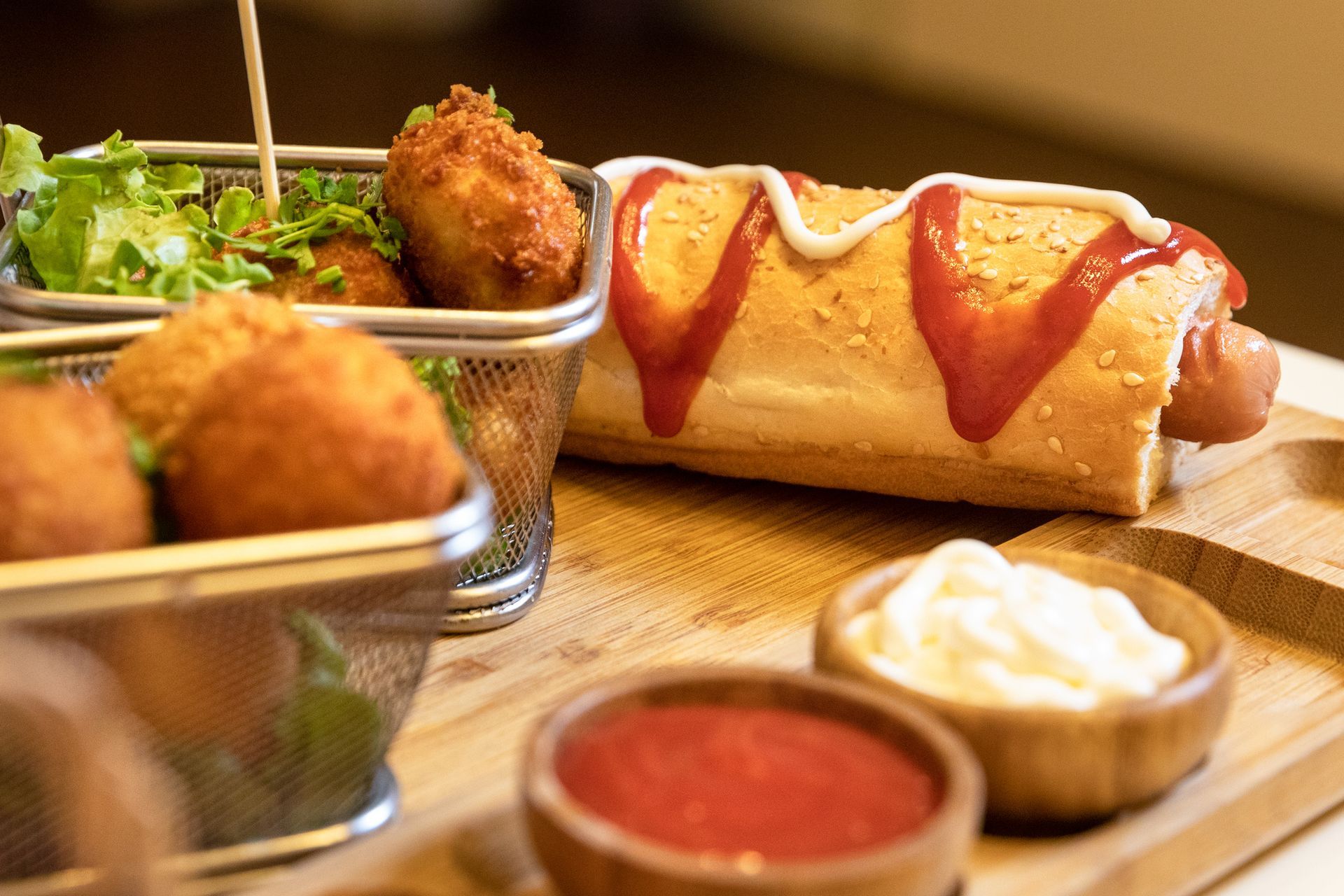 A Row of Appetizers with Different Toppings | Rosebud, VIC | Goldrim Food Services