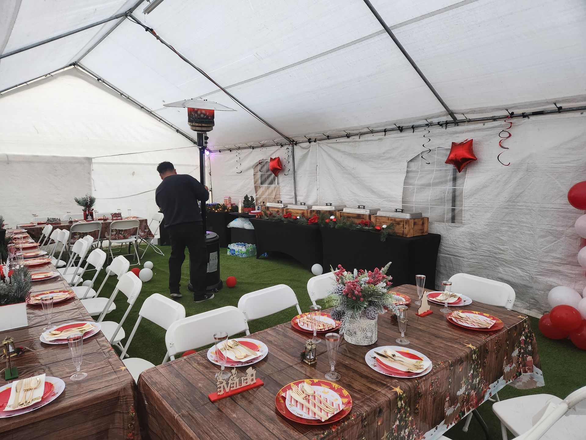 Holiday Event Set Up