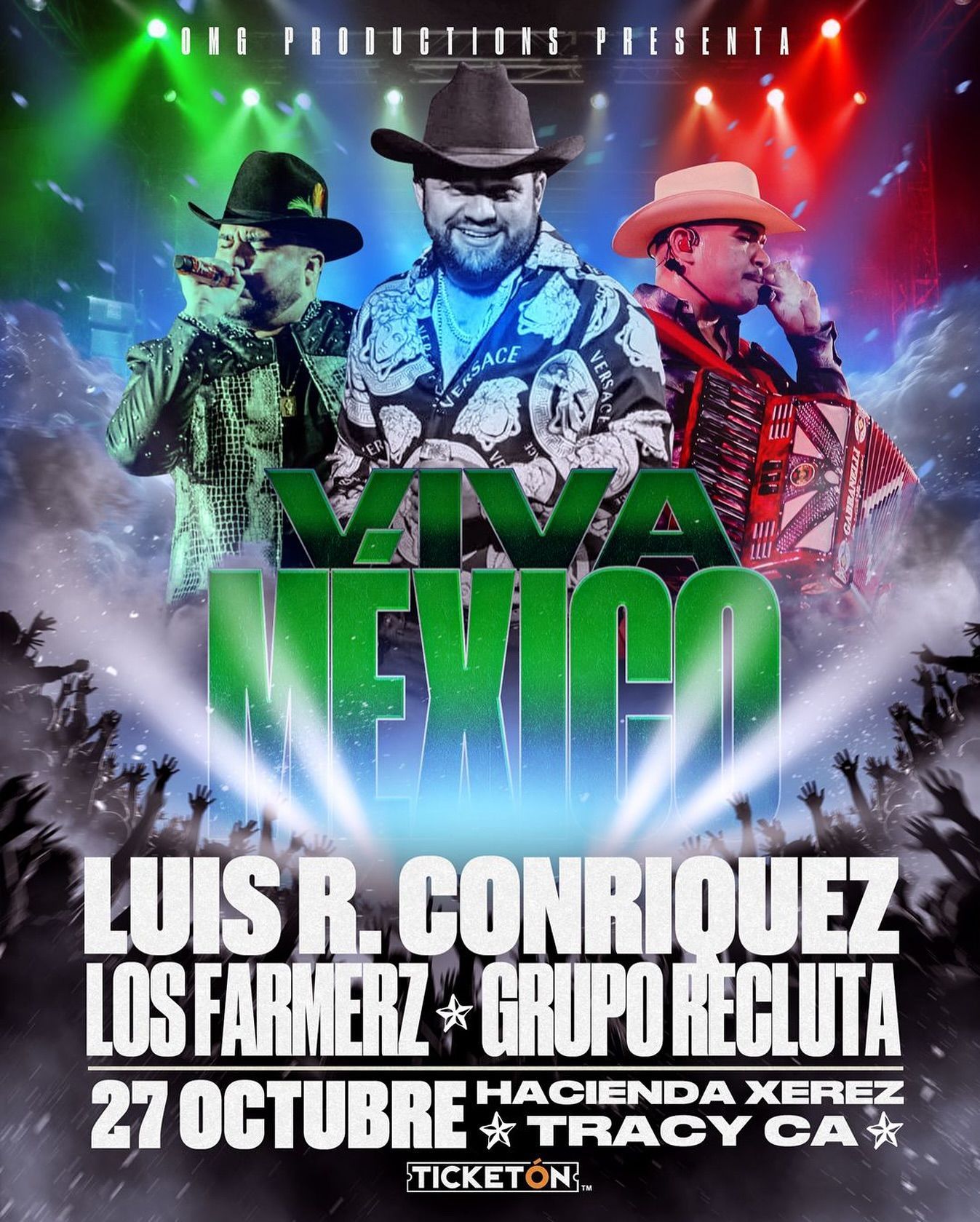 A poster for a concert by luis r. conriquez