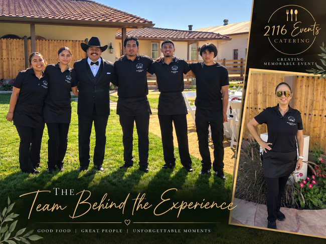 2116 Events Team Catering a Wedding