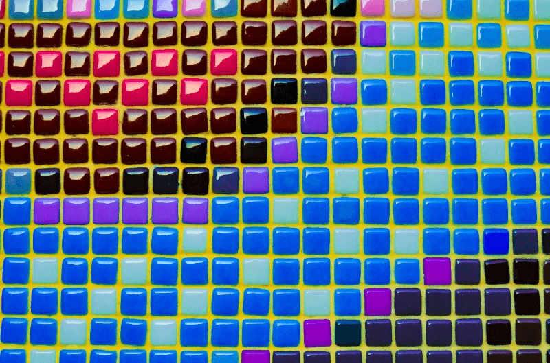 Carreaux pâte de verre