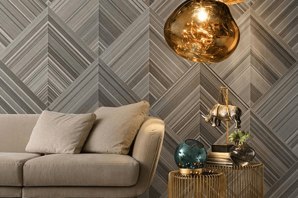 Carrelage mural décoratif salon