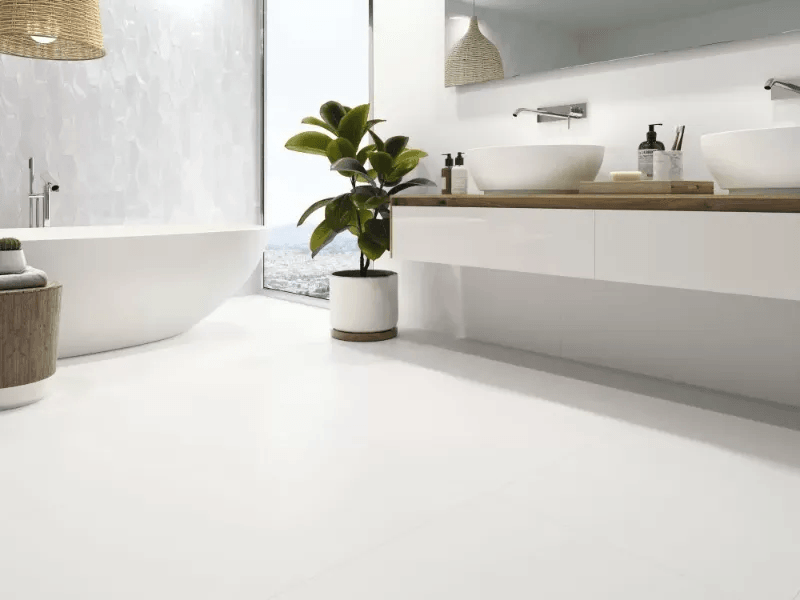 Carrelage blanc