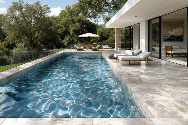 Carrelage de piscine