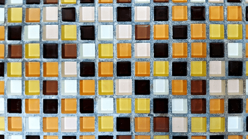 Carreaux en pâte de verre