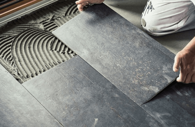 Carrelage en ardoise