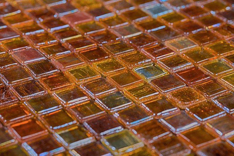 Carreaux pâte de verre