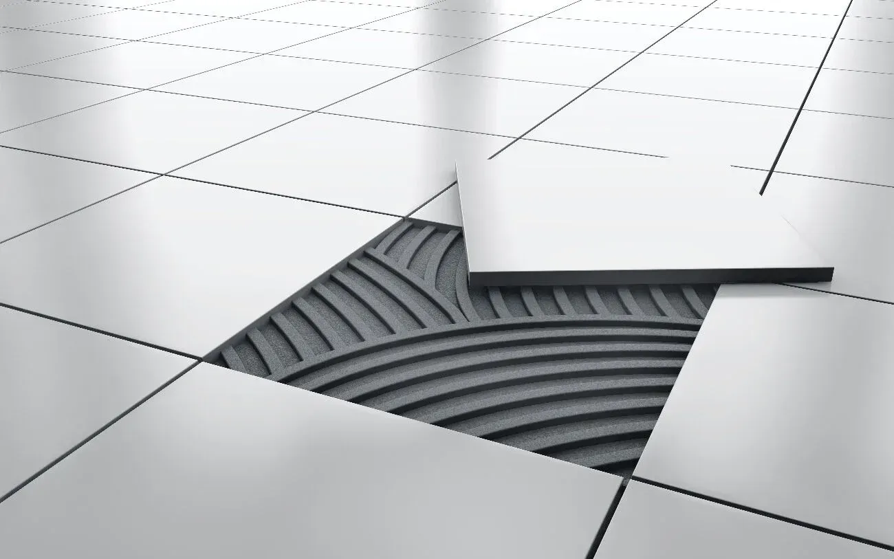Carrelage clipsable