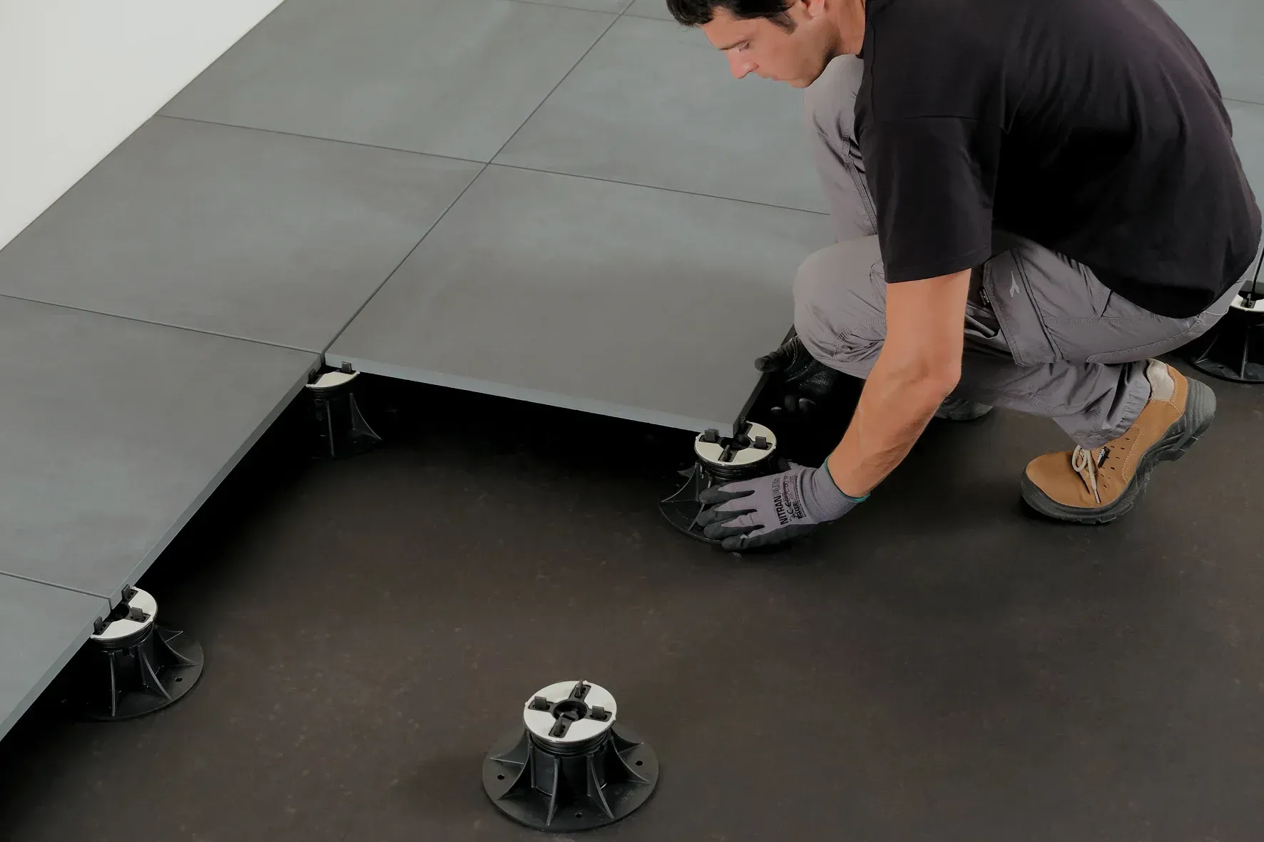 Carrelage clipsable