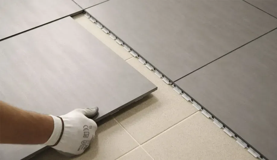 Carrelage clipsable