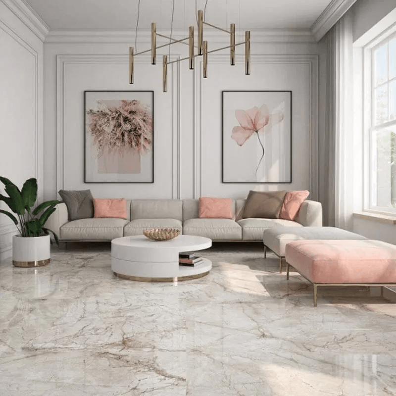 Carrelage marbre beige