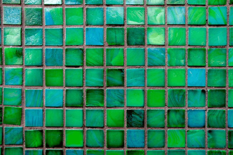 Carreaux pâte de verre