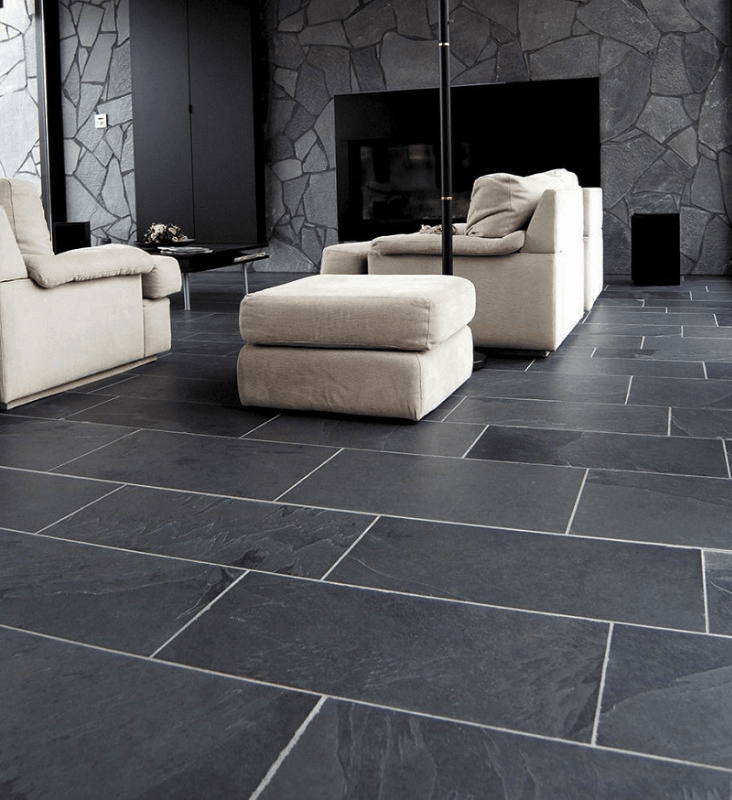 Carrelage en ardoise
