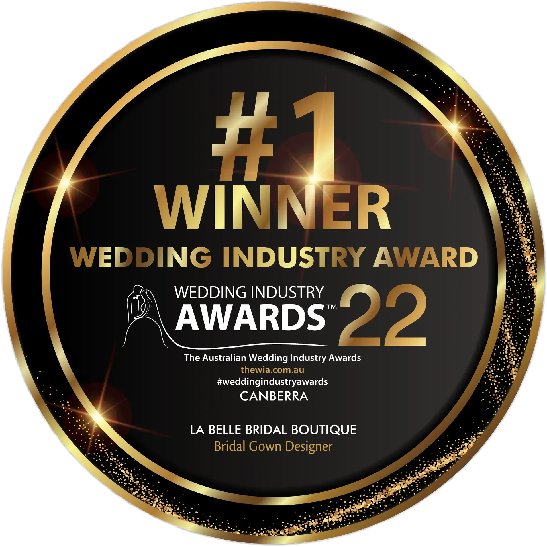  # 1 winner for wedding industry award of 2022