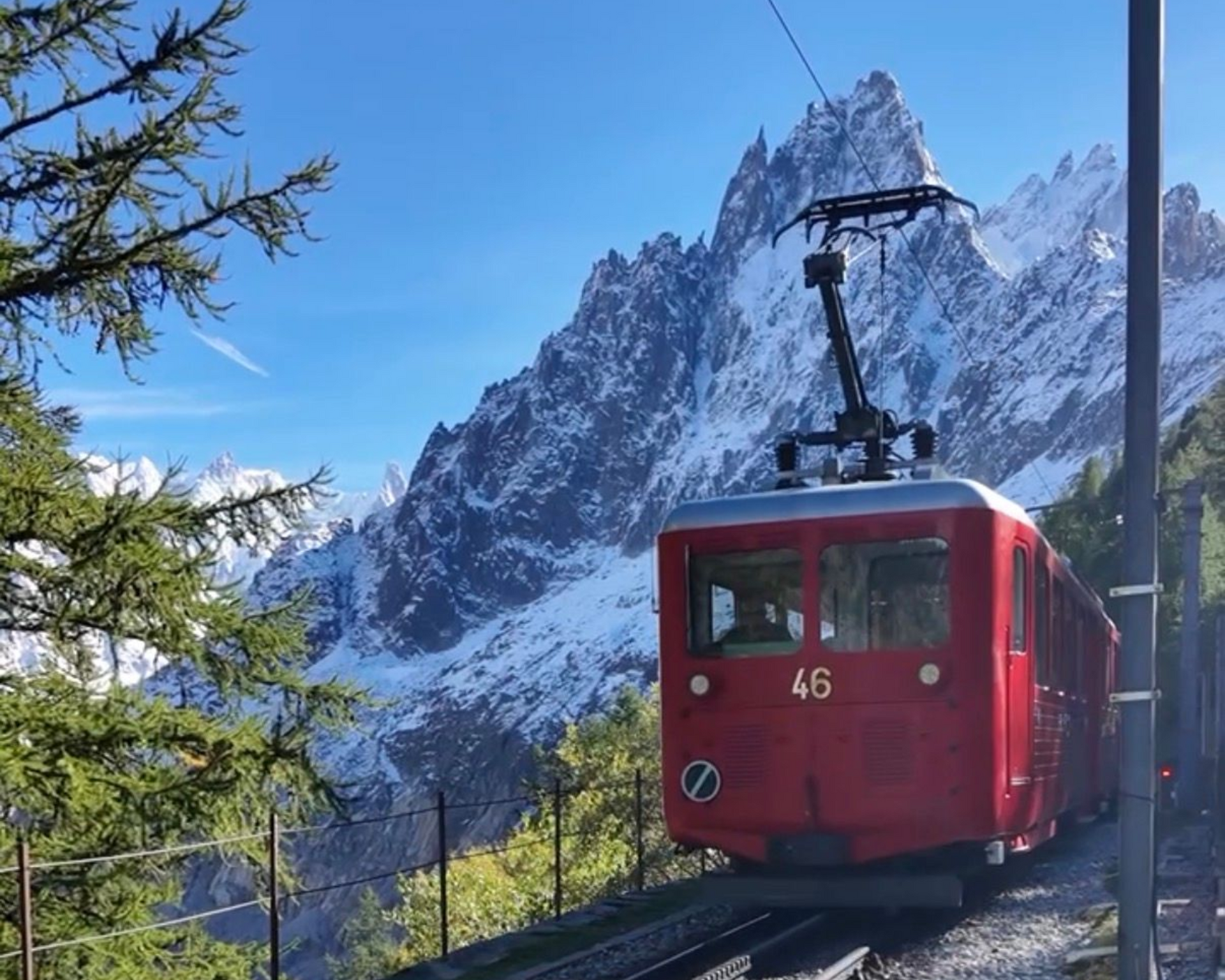 train rouge chamonix