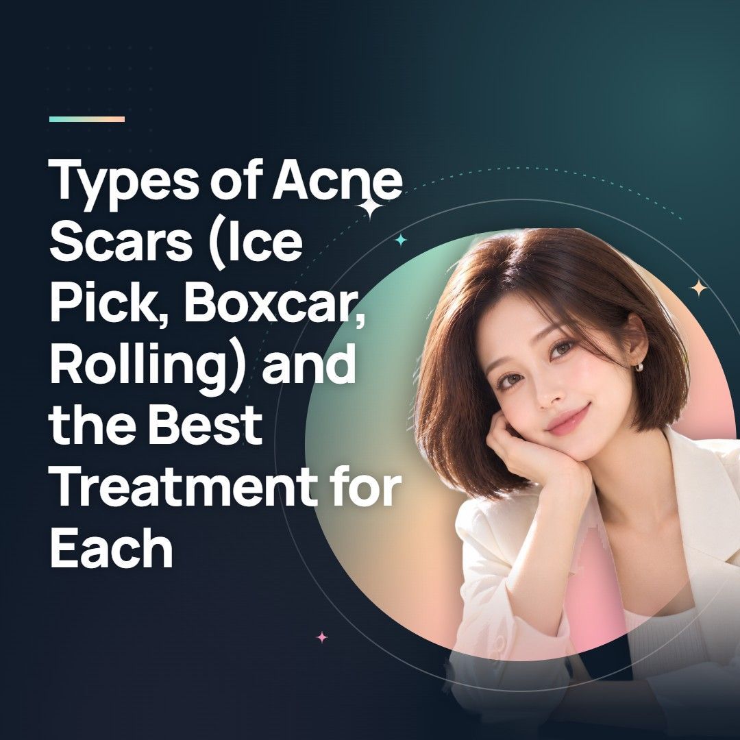 Types of Acne Scars (Ice Pick, Boxcar, Rolling) and the Best Treatment for Each