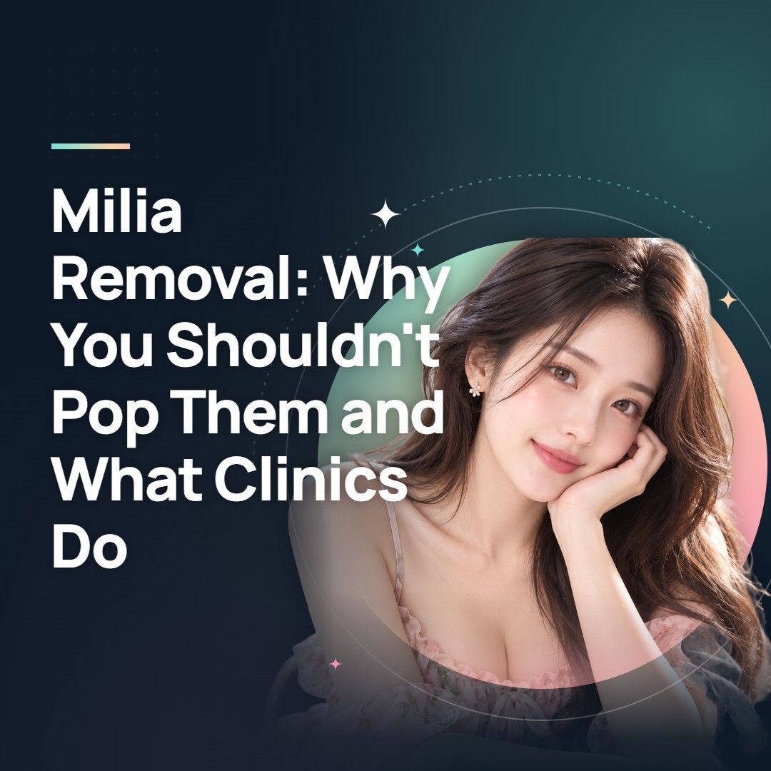 Milia Removal: Why You Shouldn't Pop Them and What Clinics Do