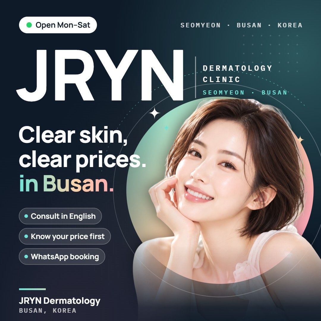 JRYN Dermatology clinic in Seomyeon, Busan, Korea