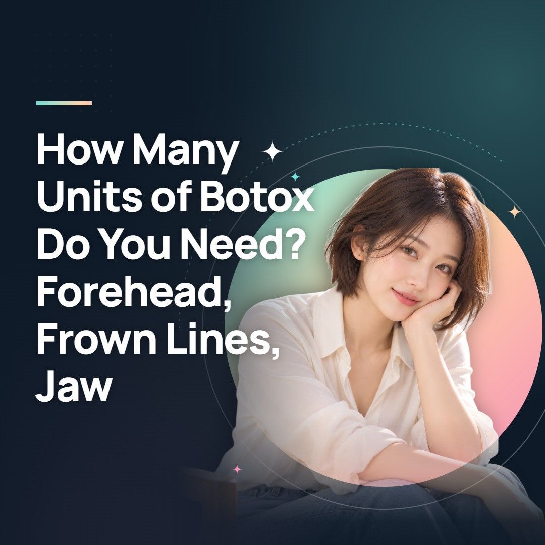 How Many Units of Botox Do You Need? Forehead, Frown Lines, Jaw