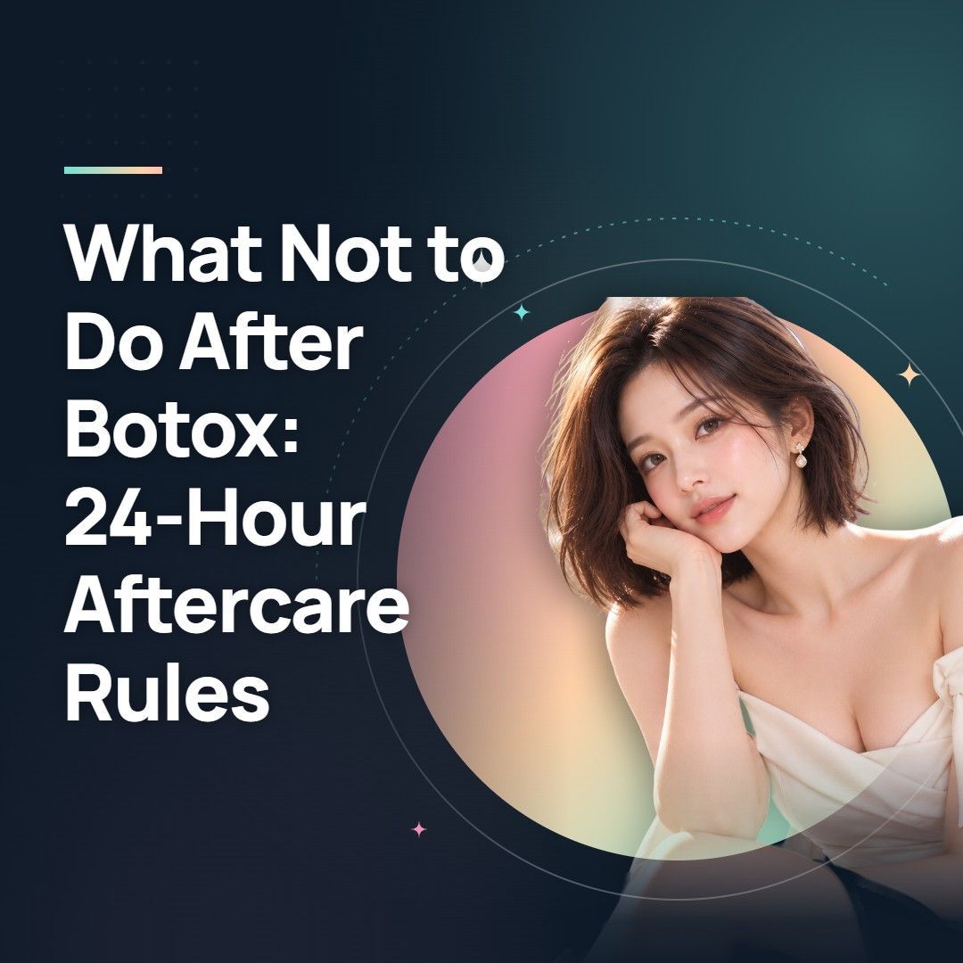 What Not to Do After Botox: 24-Hour Aftercare Rules