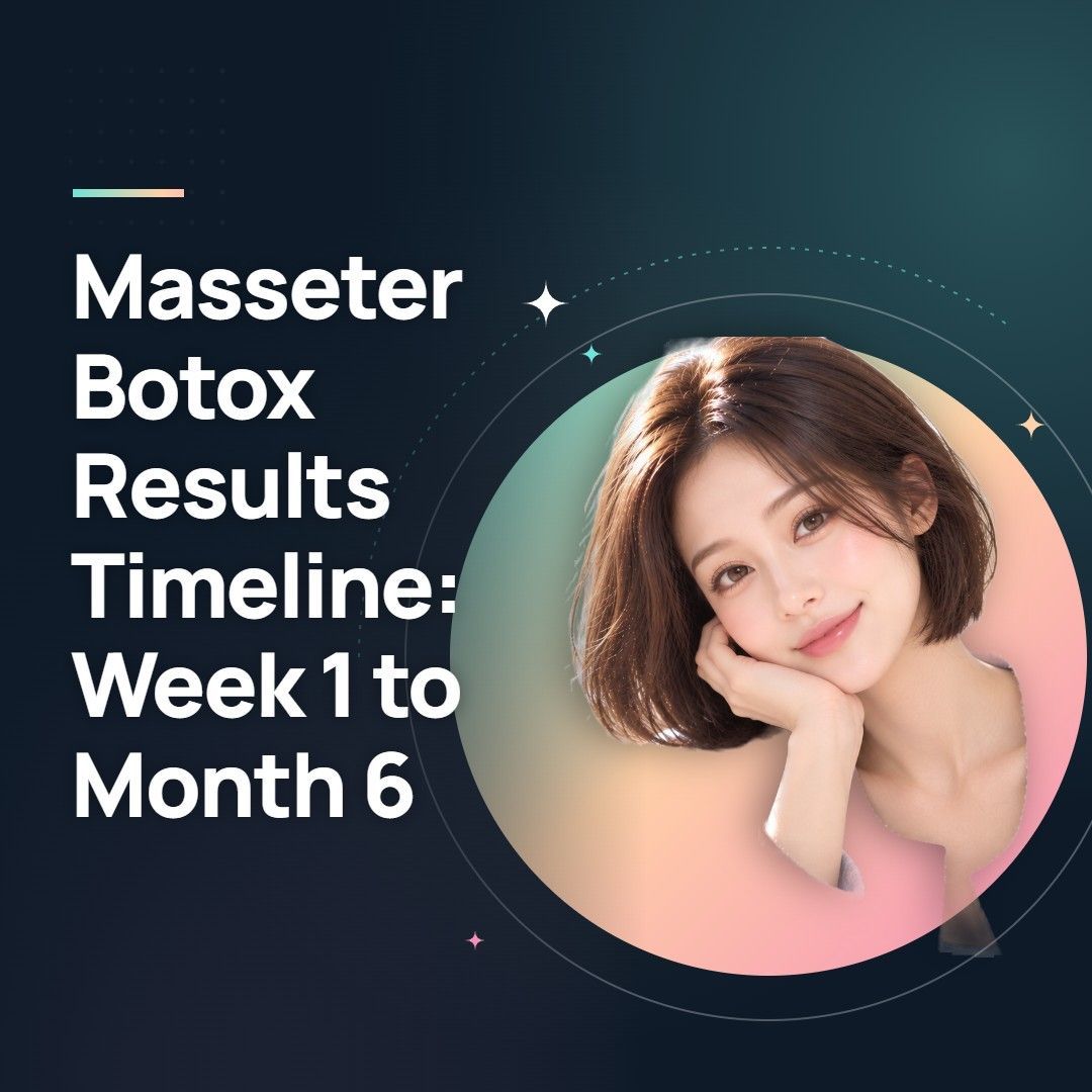 Masseter Botox Results Timeline: Week 1 to Month 6