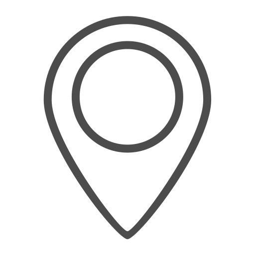 Gray location pin icon.