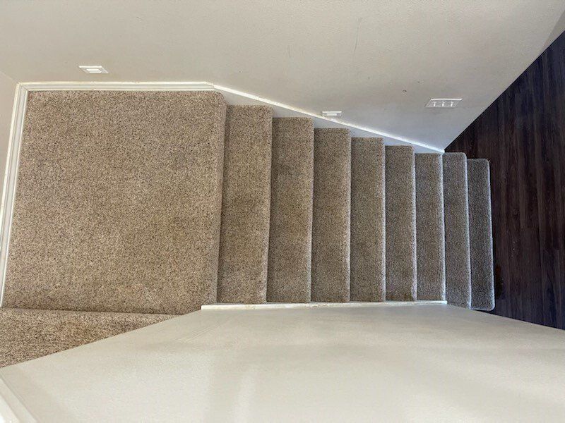 stairs carpet cleaning after