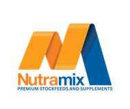a logo for nutramix premium stockfeeds and supplements