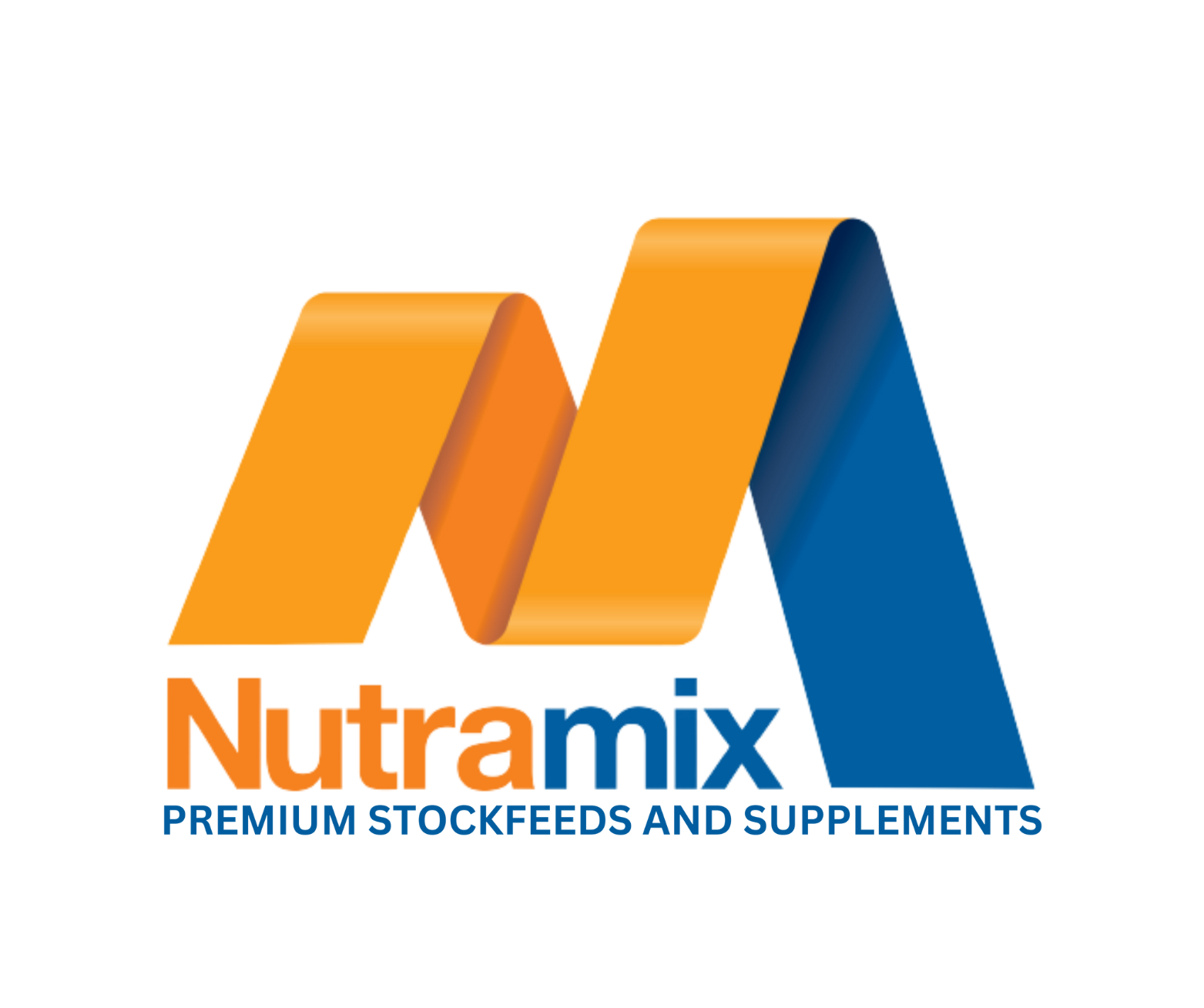 a logo for nutramix premium stockfeeds and supplements