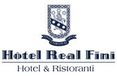 Logo dell'Hotel Real Fini con stemma e la scritta "Hotel & Ristoranti"