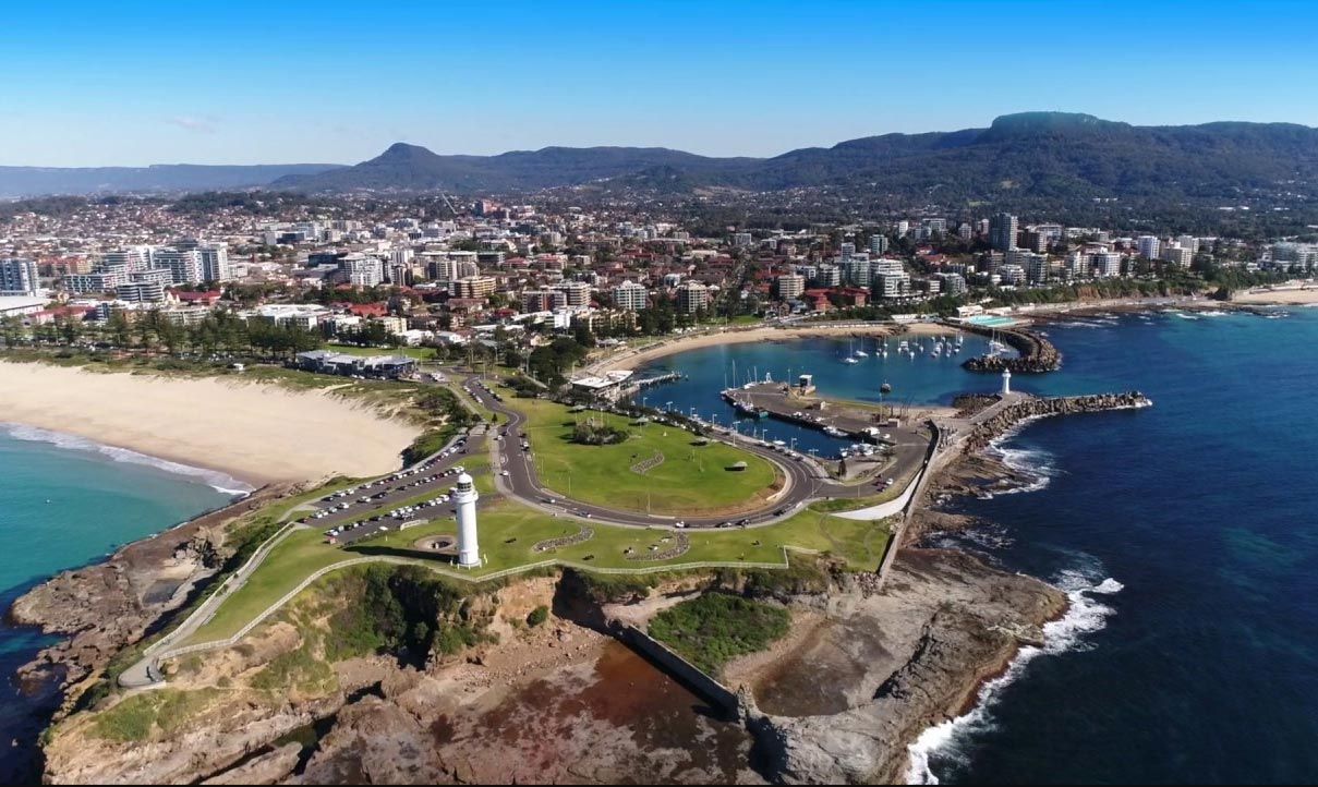 Aerial  View Of Wollongong — Fire Protection in Wollongong, NSW