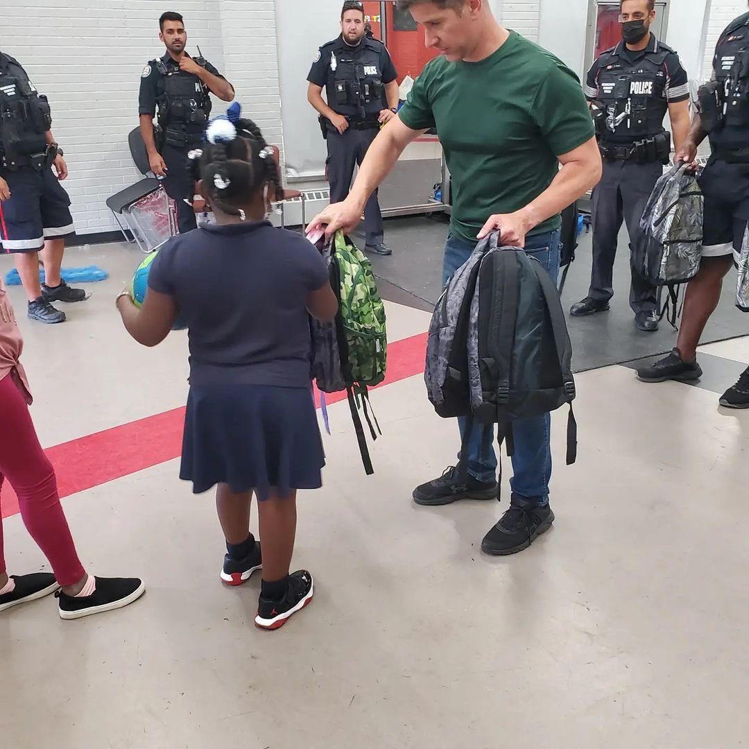 CPLC giving youths school bags