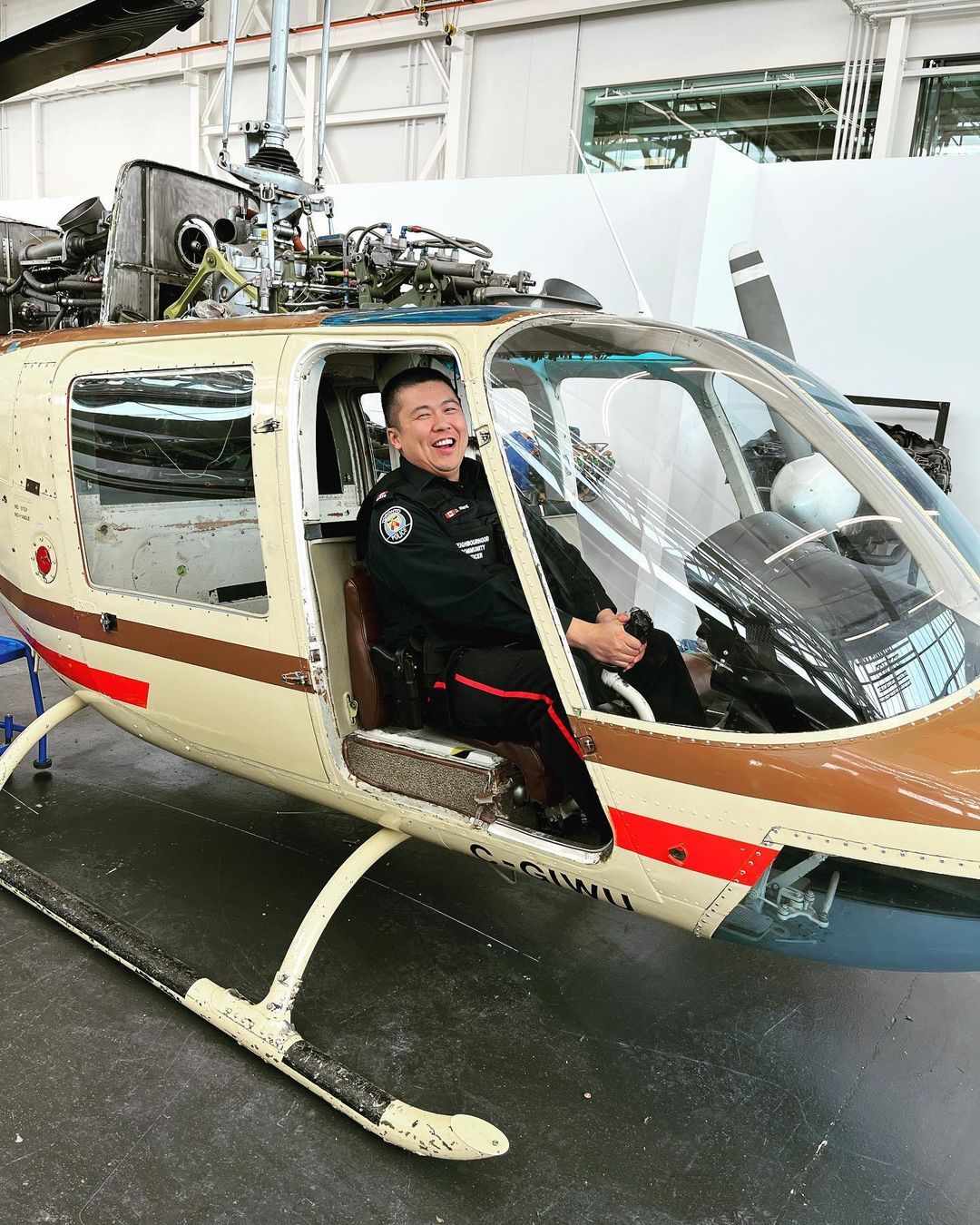 NCO Tommy in a helicopter NCO Tommy in a helicopter