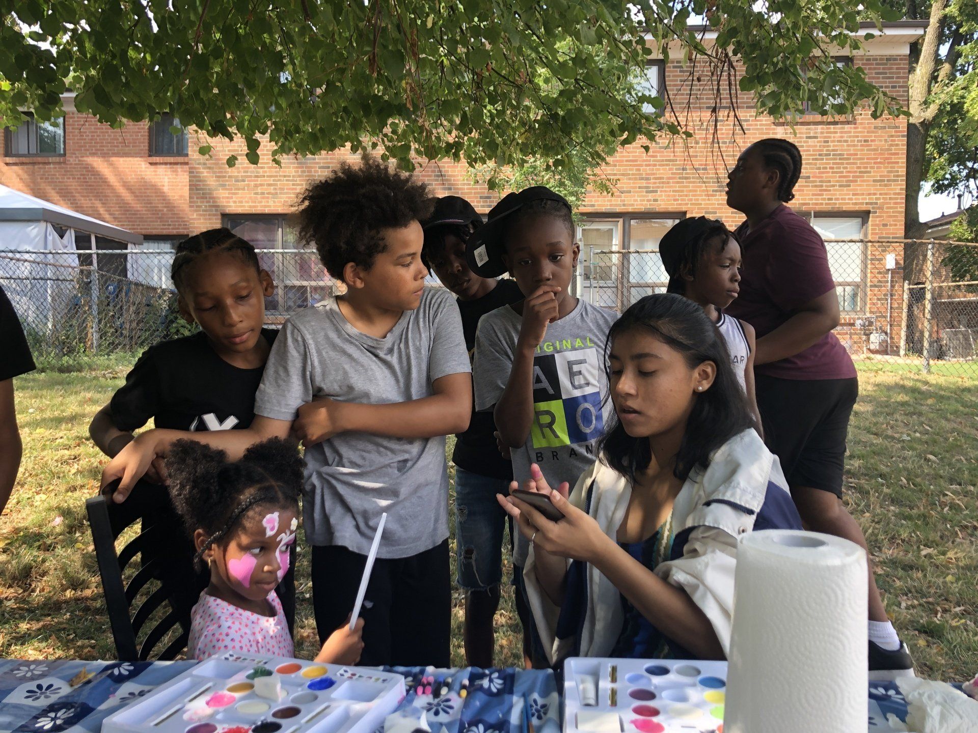 Youth face painting