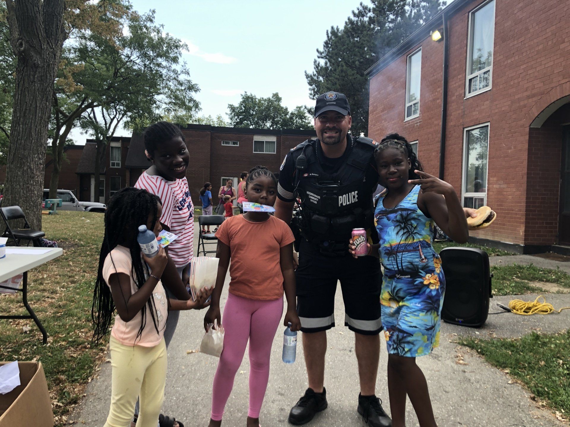 Officer with youth