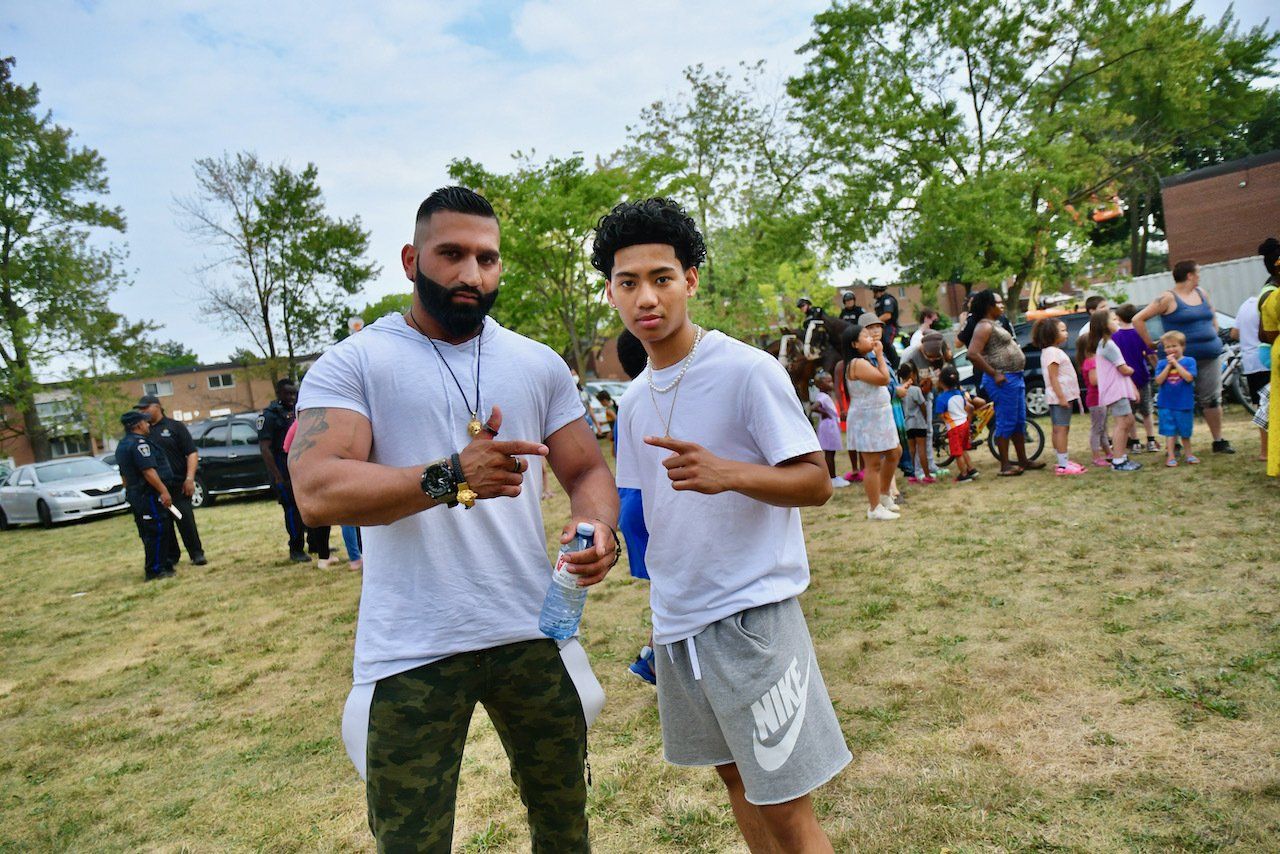 photo of two people